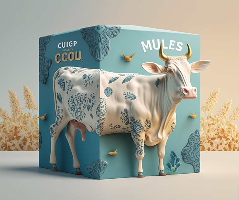 包装 | 清新系列牛奶包装策划设计